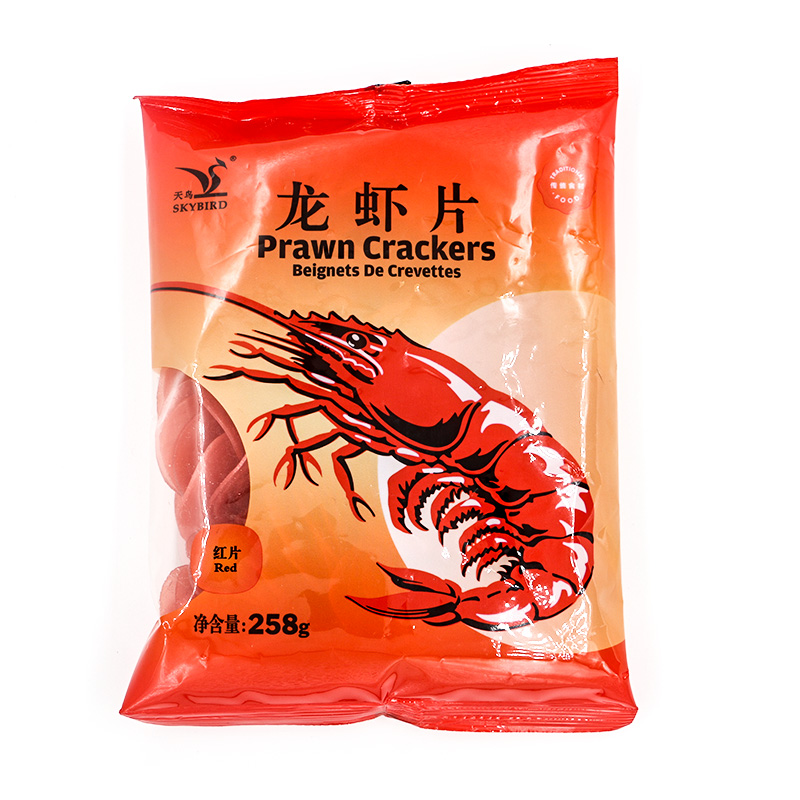 “天鳥”牌蝦片258g 紅